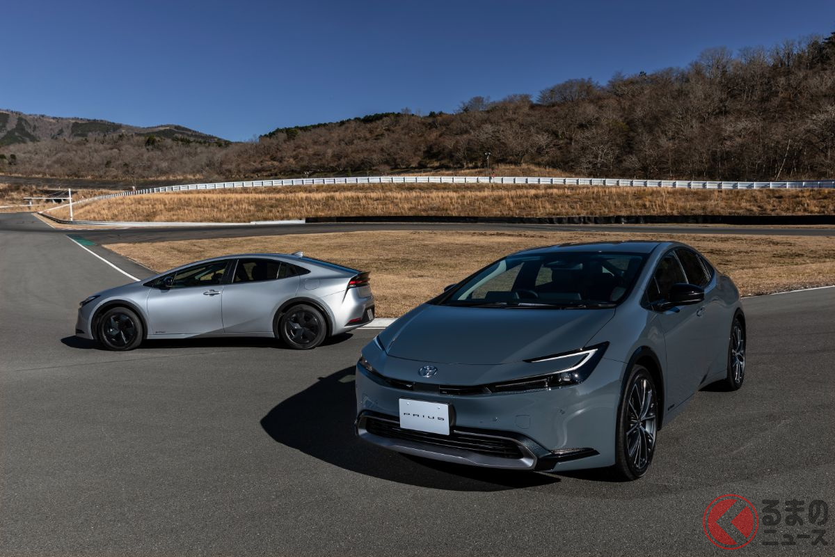 新型プリウスは…もうトヨタで一番楽しいクルマといっても過言ではない? (画像はプロトタイプ)