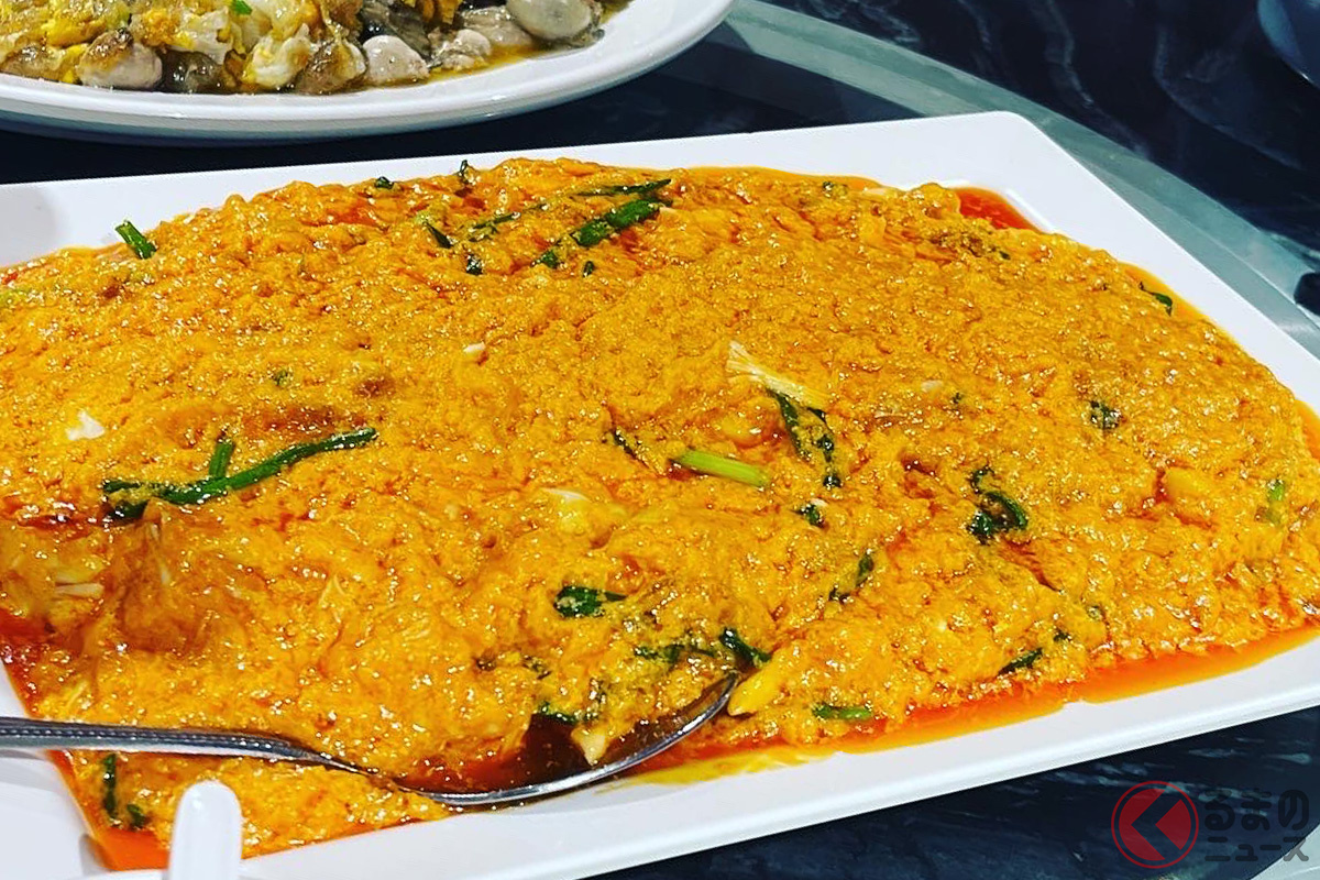 シンプルな “普通”のカレーも好きだが、プーパッポンカリー(蟹カレー)は格別だという