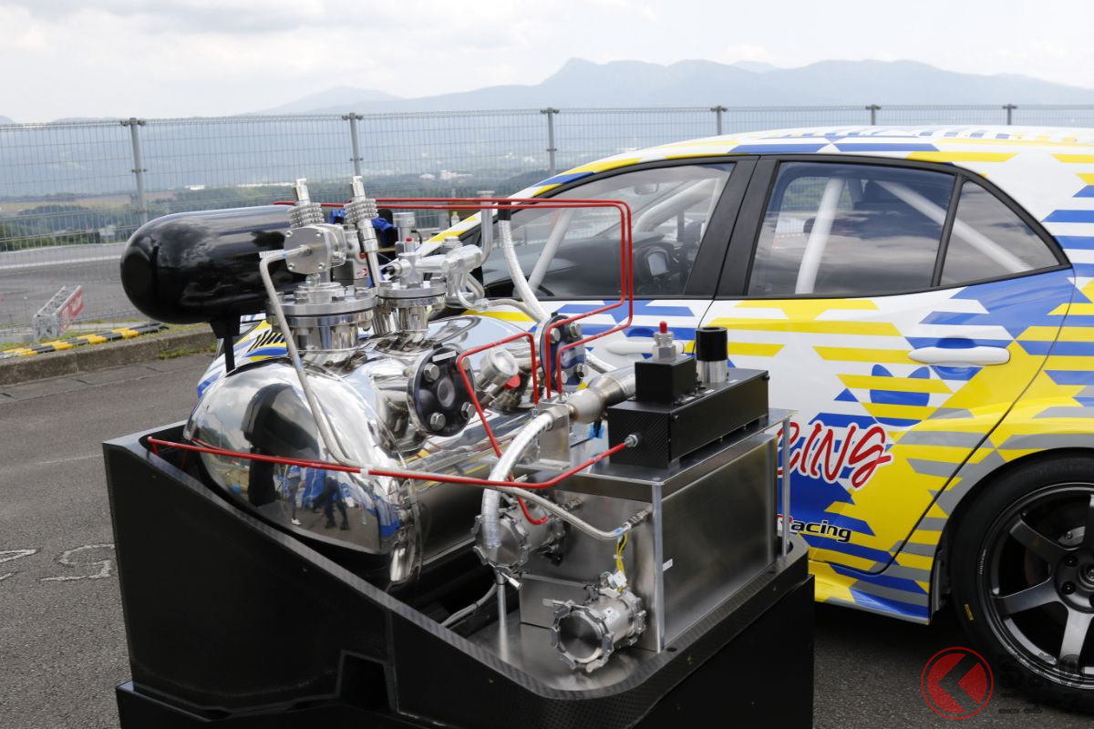 「水素カローラ(液体水素仕様)」のユニット