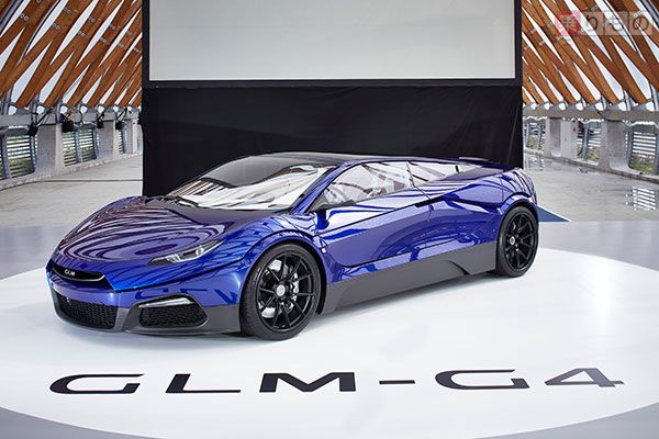 4000万円という価格で注目されたGLMのEVスーパーカー「GLM-G4」（画像：GLM）。