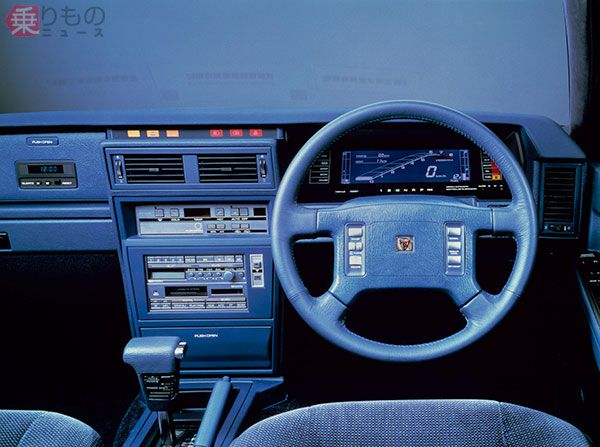 1986発売「レパード アルティマ」（画像：日産自動車）。