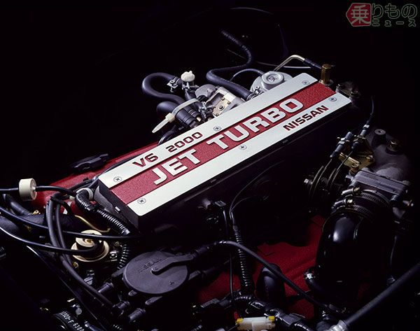 1986発売「レパード アルティマ」（画像：日産自動車）。
