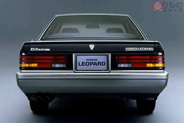 1986年発売「レパード XS-II」（画像：日産自動車）。