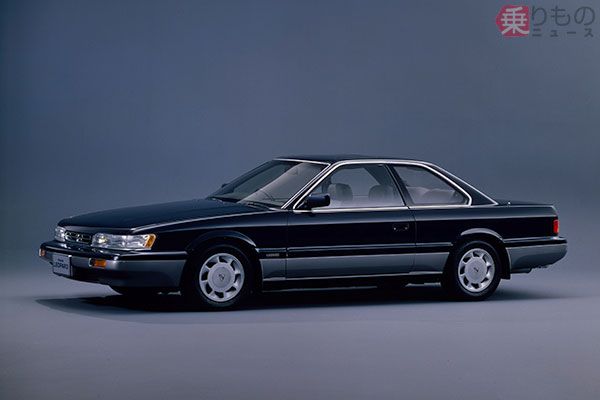 1988年発売「レパード V30アルティマ ツインカムターボ」（画像：日産自動車）。