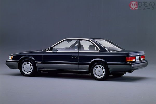1988年発売「レパード V30アルティマ ツインカムターボ」（画像：日産自動車）。