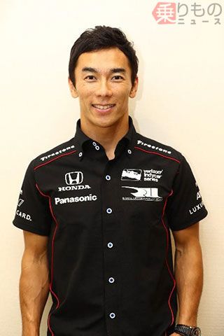 レーシングドライバーの佐藤琢磨選手（画像：ブリヂストン）。